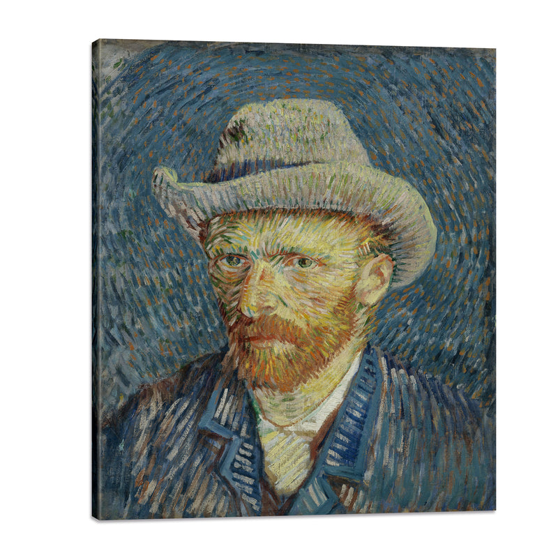 Autorretrato con Sombrero - Vincent Van Gogh