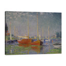 Barcos Rojos en Argenteuil - Monet