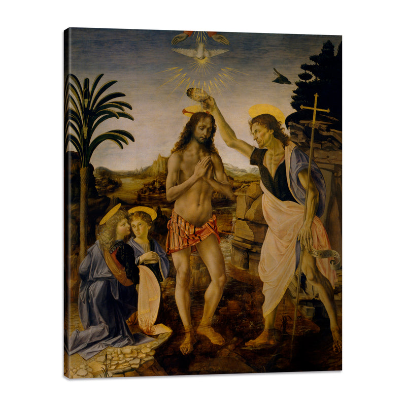 Bautismo de Cristo - Leonardo Da Vinci