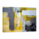 Gris y Amarillo Abstracto
