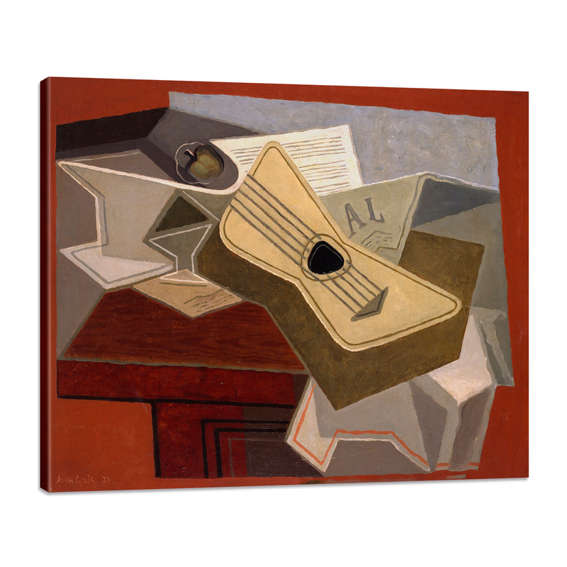 Guitarra y Periódico - Juan Gris