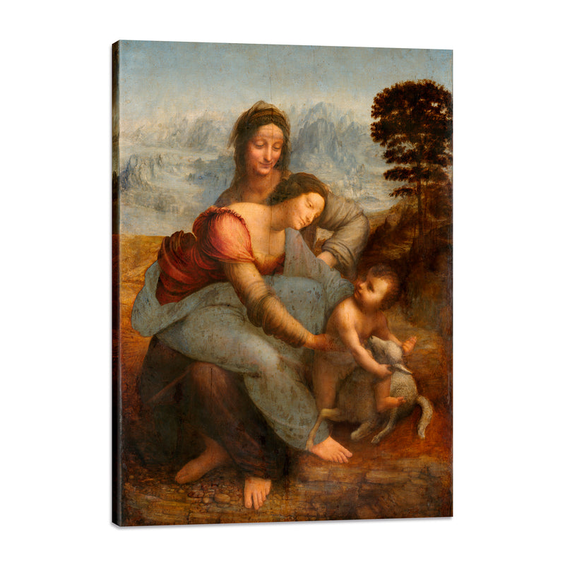 La Virgen, el Niño Jesús y Santa Ana - Leonardo Da Vinci