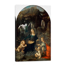 La Virgen de las Rocas (Versión Louvre) - Leonardo Da Vinci