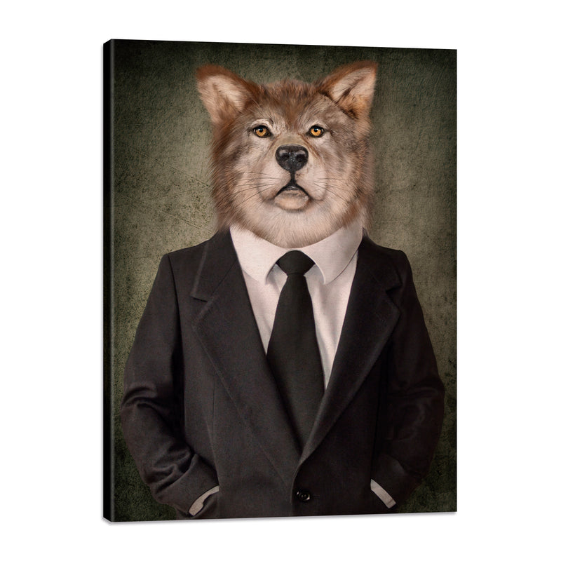 Lobo con Traje