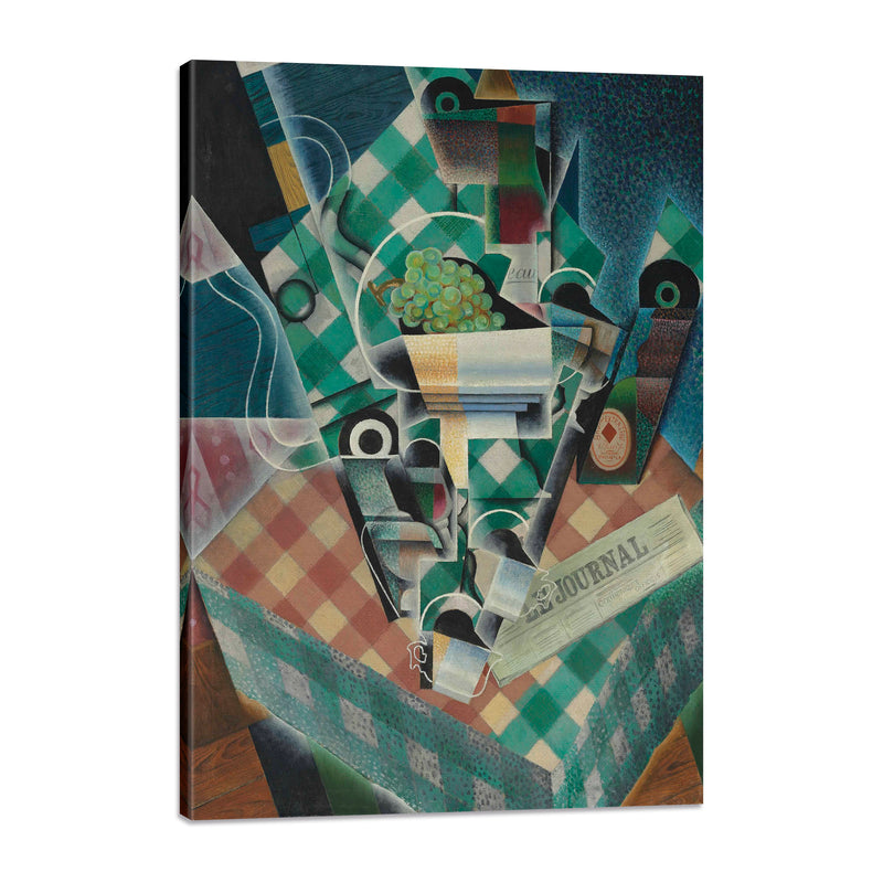 Nature morte à la nappe à carreaux - Juan Gris