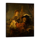 Rembrandt y Saskia en la escena del hijo Pródigo - Rembrandt