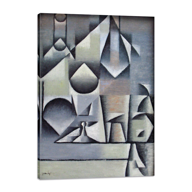 Vaso y Botellas - Juan Gris