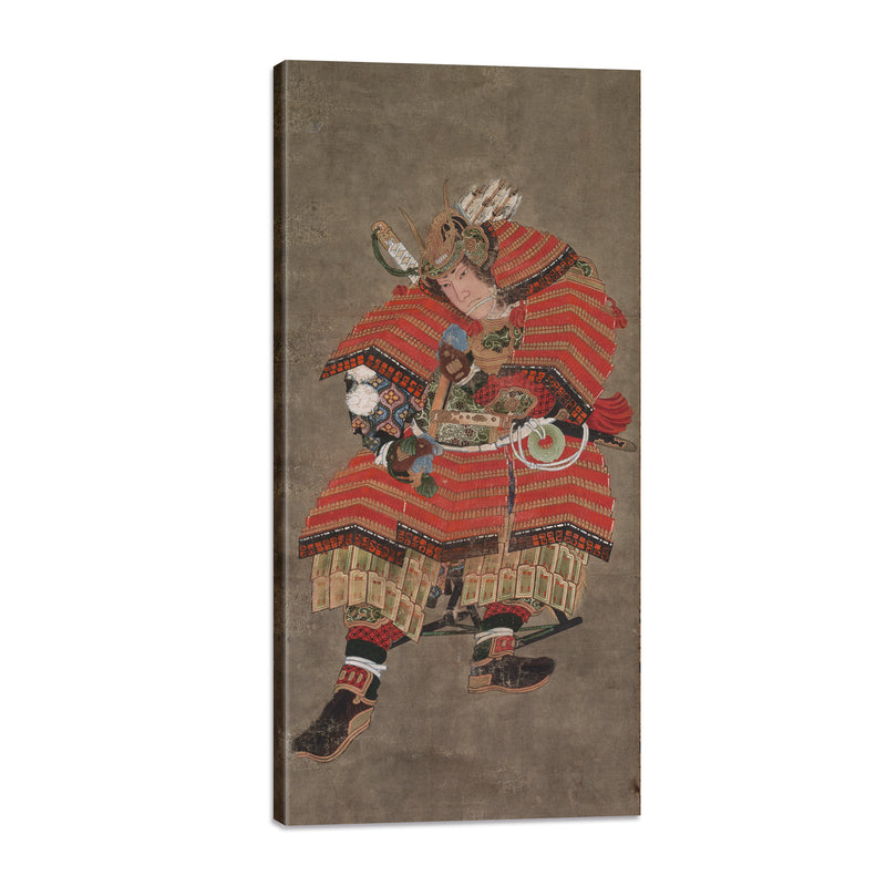 Yoshitsune como Guerrero - Katsushika Hokusai